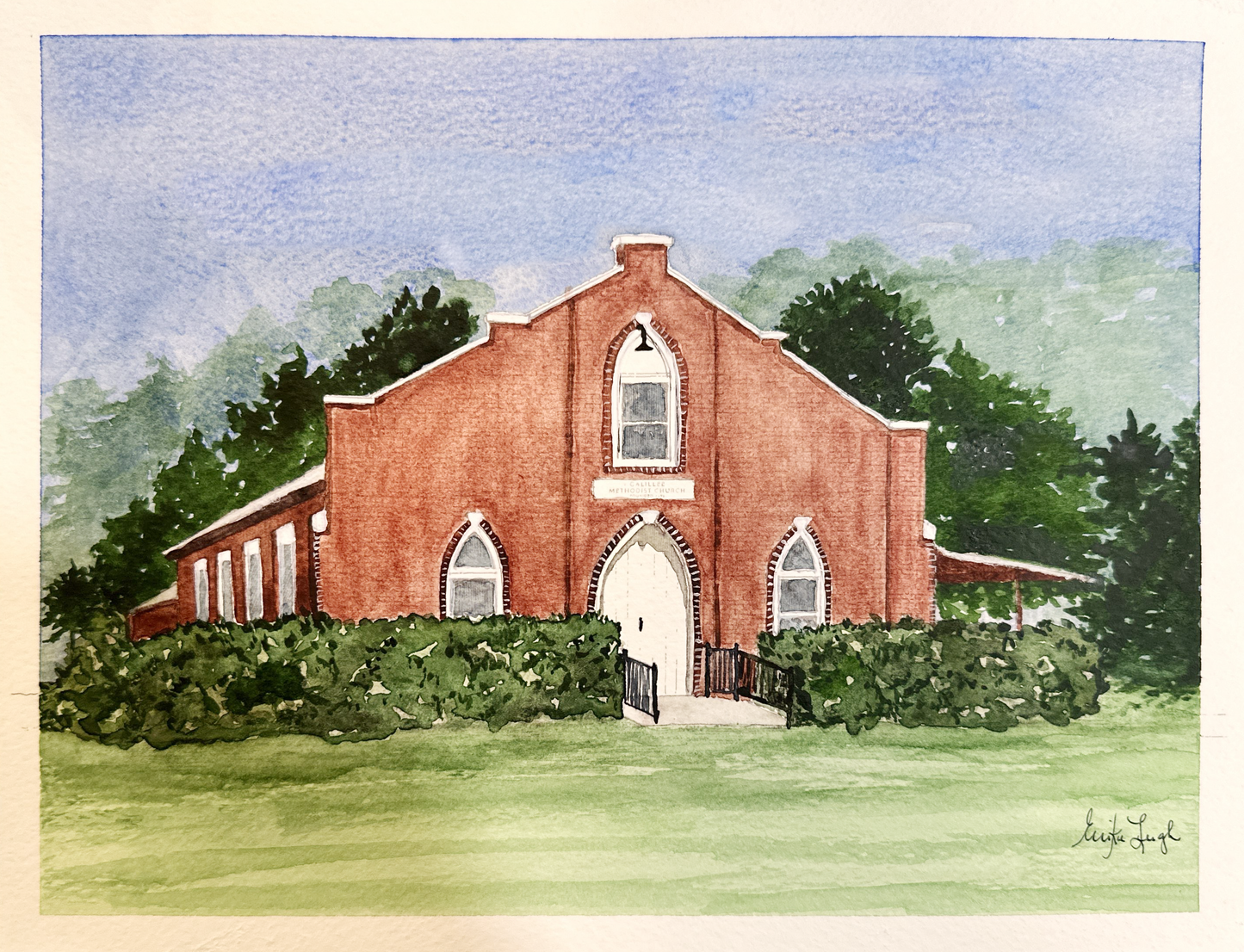 Custom 8 x 10 Watercolor Painting