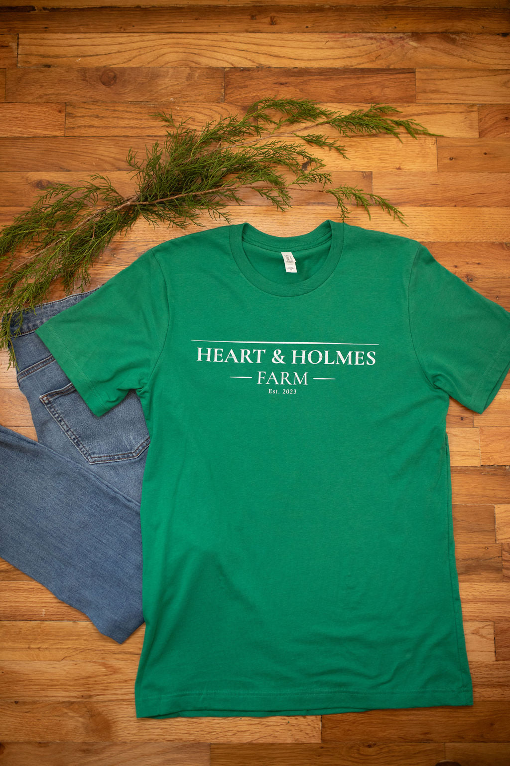 Green Heart & Holmes t-shirt