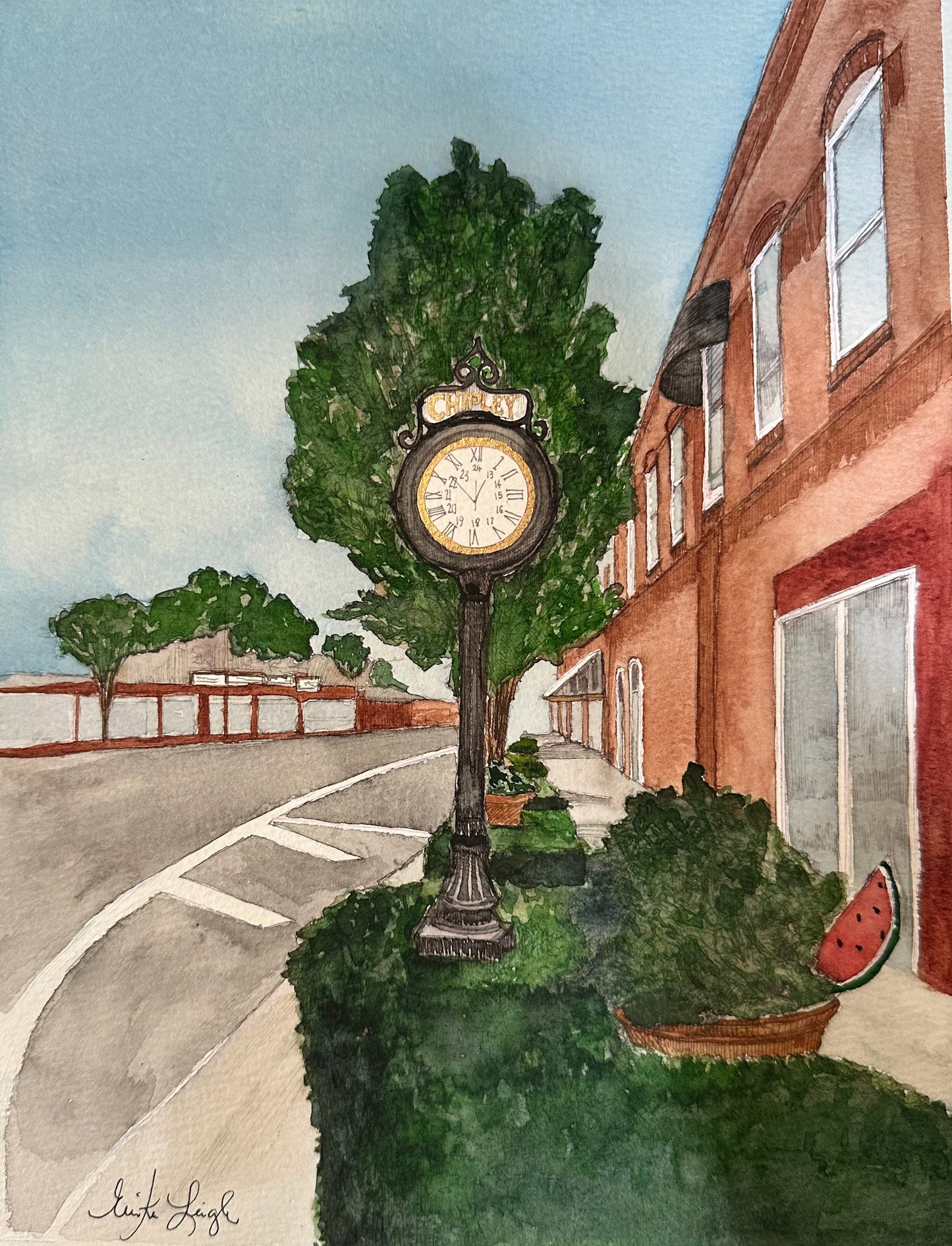 Custom 8 x 10 Watercolor Painting
