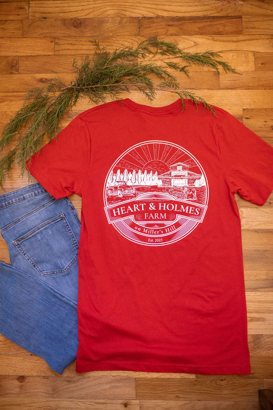 Red Circle Logo Short Sleeve t-shirt
