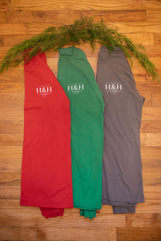 Green Long Sleeve Circle Logo t-shirt