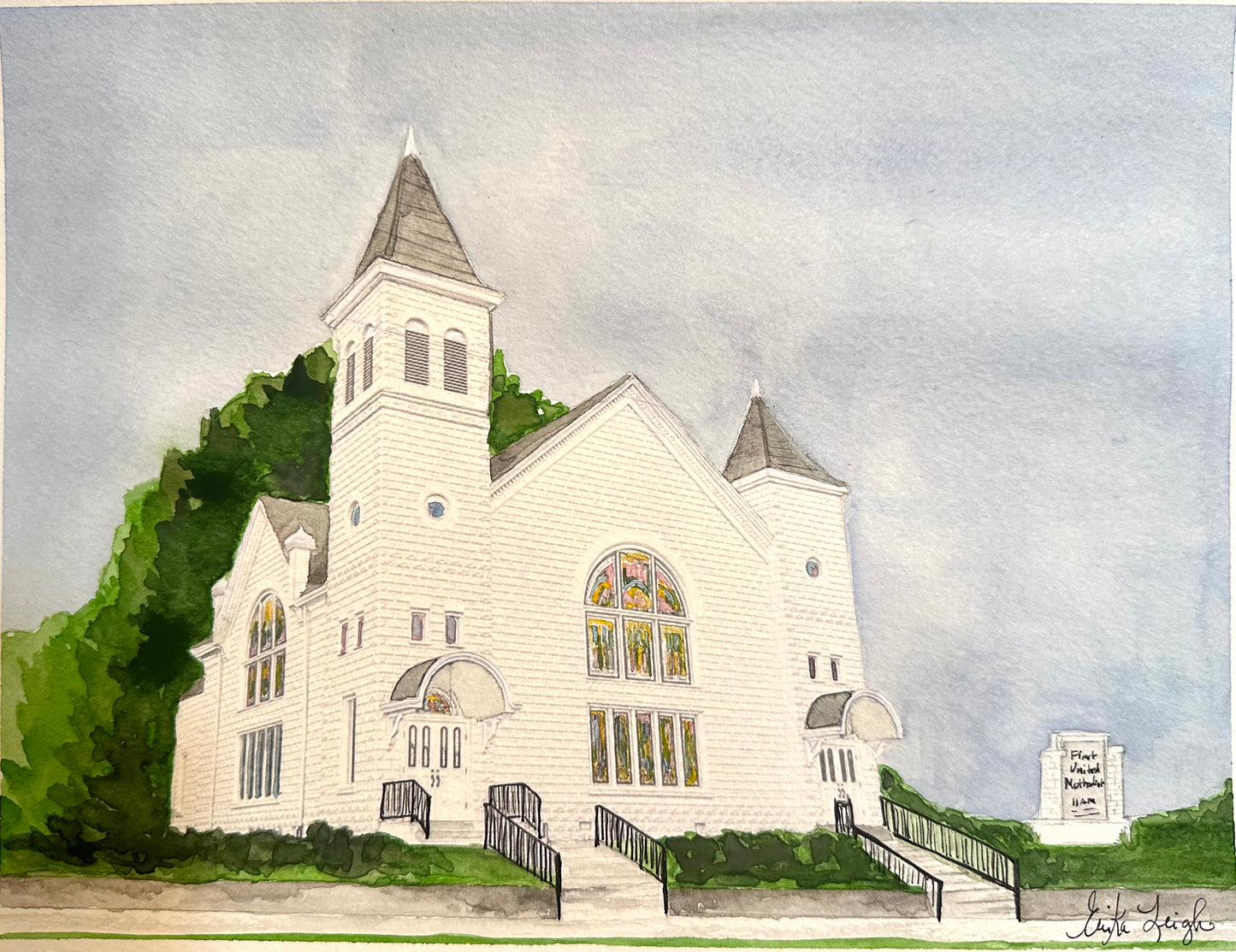 Custom 8 x 10 Watercolor Painting