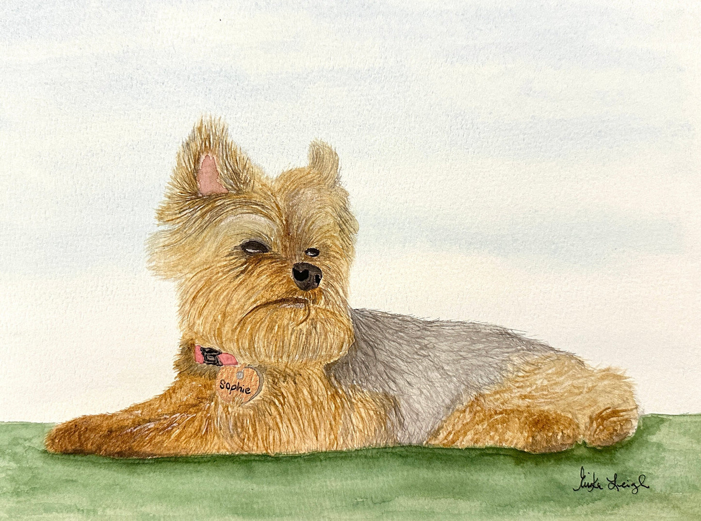 Custom 8 x 10 Watercolor Painting